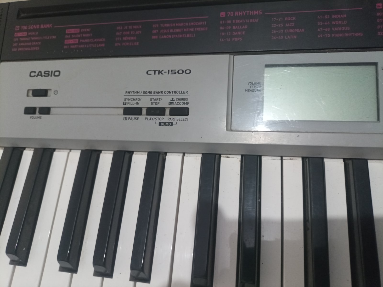 Teclado para iniciante